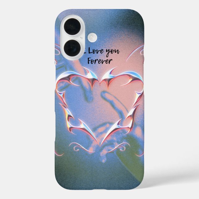 Funda iPhone 16 Te Amo Por Siempre (Reverso )