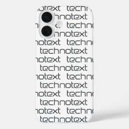 Funda iPhone 16 Technotext Techno Text Logo