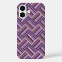 Tejido diagonal de rayas malvas