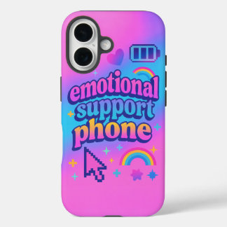 Funda iPhone 16 Teléfono de soporte emocional