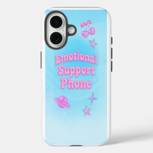 Funda iPhone 16 Teléfono de soporte emocional