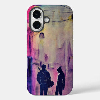 Funda iPhone 16 Tema del ciberpunk