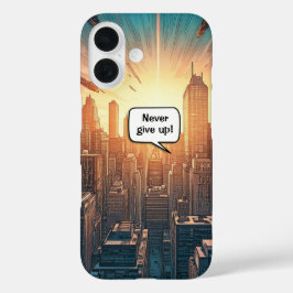 Funda iPhone 16 Tema del libro de historietas nombre personalizado