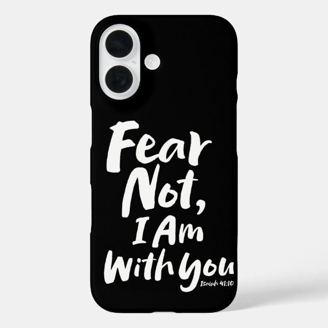 Funda iPhone 16 TEMOR NO, ESTOY contigo - Esperanza religiosa Dios (Reverso )