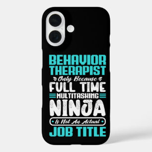 Funda iPhone 16 Terapeuta de Conducta Título de Trabajo Profesión