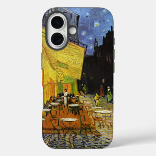 Funda iPhone 16 Terraza cafetería en Night Van Gogh