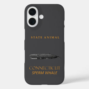Funda iPhone 16 Territorio de Connecticut Animal Physeter macrocep