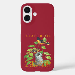 Funda iPhone 16 Territorio de Maryland Pájaro El Icterus galbula