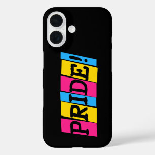 Funda iPhone 16 texto de Orgullo Pansexual
