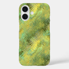Funda iPhone 16 Textura de vidrio amarillo citrino