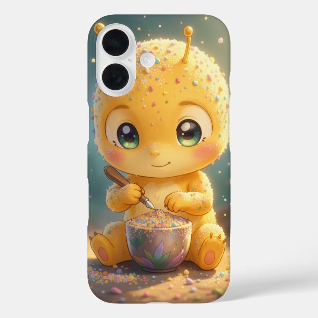 Funda iPhone 16 The Glowing Wanderer and the Art of Nectar.1 (Reverso )