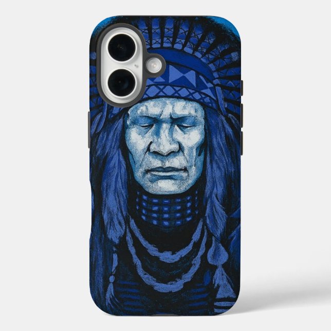 Funda iPhone 16 The silent Warrior Chief (Reverso )