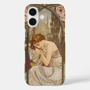 Funda iPhone 16 The Times of the Day, Night's Rest, 1899 de Mucha