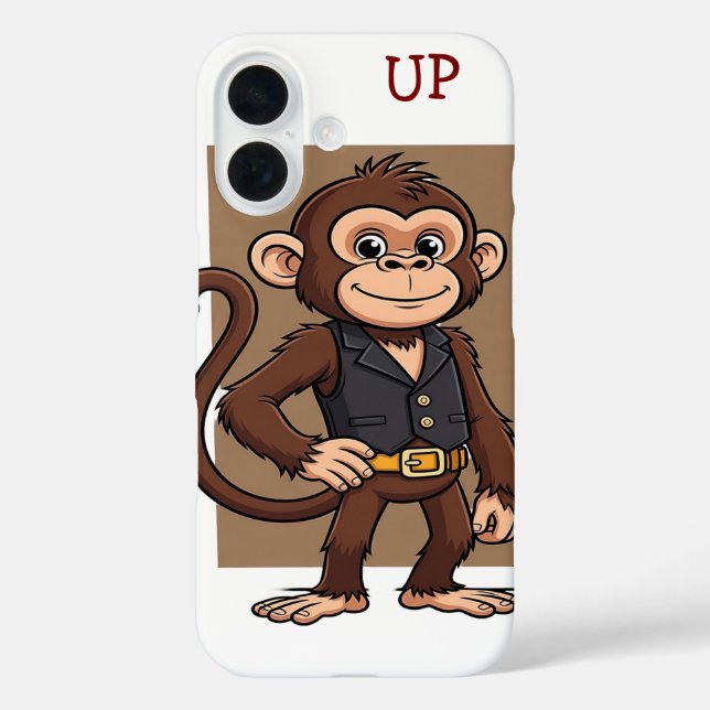 Funda iPhone 16 Thinking Monkey – life truths, wisdom  Phone Cover (Reverso )