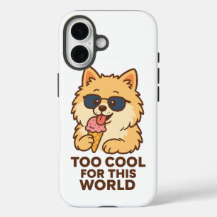 Funda iPhone 16 Tiempo de Helado – Edición Perro