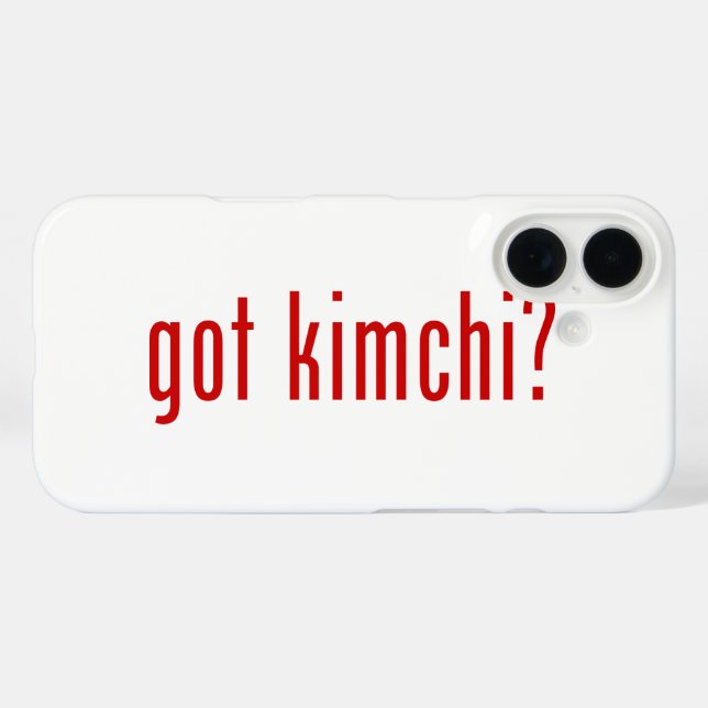 Funda iPhone 16 ¿tiene kimchi? (Reverso (Horizontal))