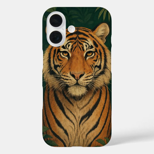 Funda iPhone 16 Tiger in the Jungle (Reverso )