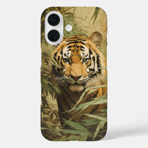 Funda iPhone 16 Tigre de la naturaleza en el bosque