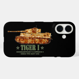 Funda iPhone 16 Tigre I Guerra Mundial Dos Tanque Pesado Alemán Pa
