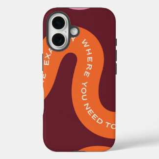 Funda iPhone 16 Tipografía Estética