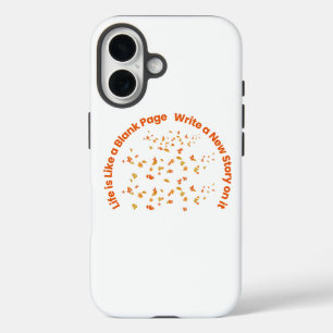 Funda iPhone 16 Tipografía inspiradora de citas