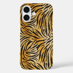 Funda iPhone 16 Tiras de tigre