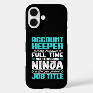 Funda iPhone 16 Título de trabajo profesión habilidades de tenedor