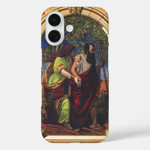 Funda iPhone 16 Tobías ciego y esposa Anna, Religión Antigua