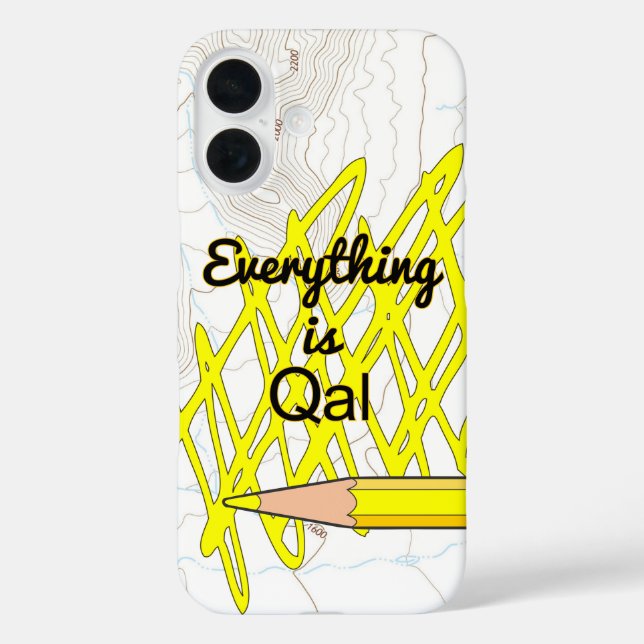 Funda iPhone 16 Todo es Aluvio Cuaternario - Geólogo (Reverso )