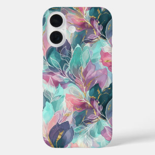 Funda iPhone 16 Tonalidad Floral Preciosa