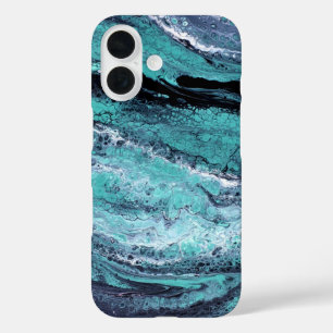 Funda iPhone 16 Torbellino Negro Verde