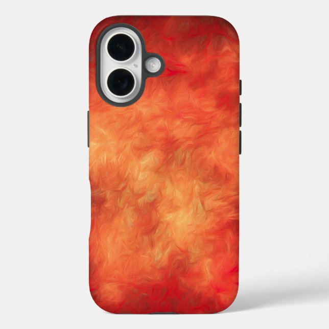 Funda iPhone 16 Tormenta de Fuego (Reverso )