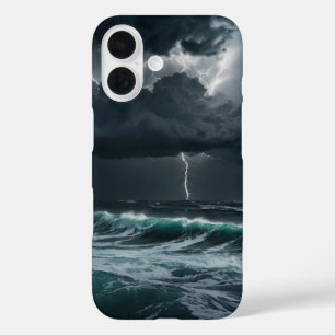 Funda iPhone 16 Tormenta sobre el mar