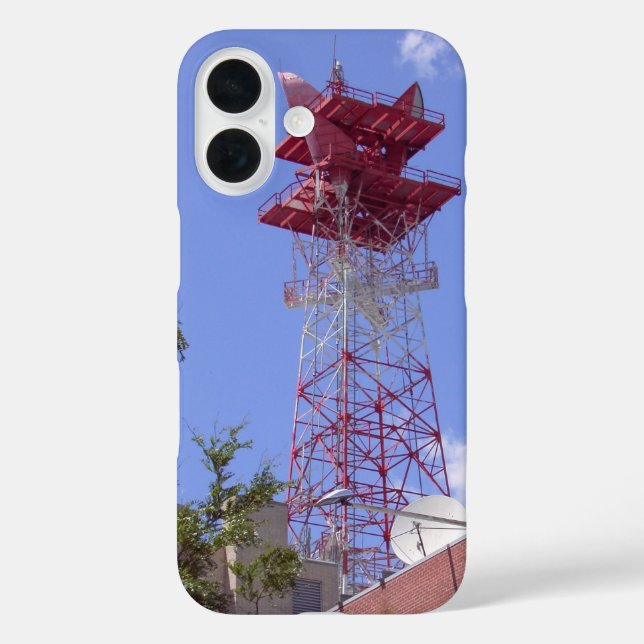 Funda iPhone 16 Torre de Telecomunicaciones de Radio de Retransmis (Reverso )