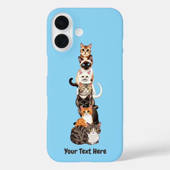 Funda iPhone 16 Torre Felina Gato-Er-Pillar (Reverso )