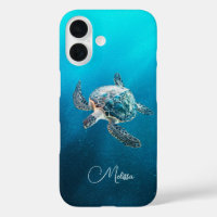 Tortuga Marina Turquesa Brillante | Costera