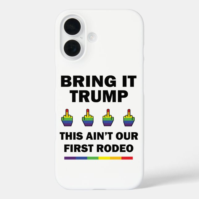 Funda iPhone 16 Traigan a Trump (Reverso )