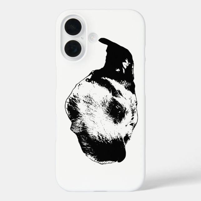 Funda iPhone 16 Tranquiet Daily Gaze - Terrier (Reverso )