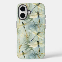 Funda iPhone 16 Tranquil estilo de la dragonfly Watercolor