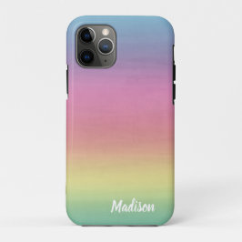 Funda iPhone 16 Tranquilidad acuarela | Personalizado