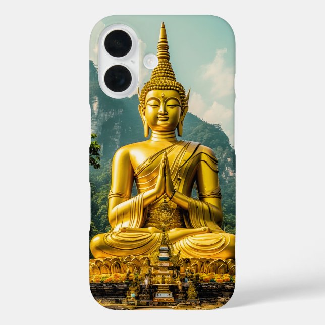 Funda iPhone 16 Tranquilidad Dorada (Reverso )