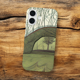 Funda iPhone 16 Tranquilidad y apacible escena de camping