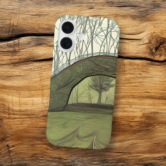 Funda iPhone 16 Tranquilidad y apacible escena de camping