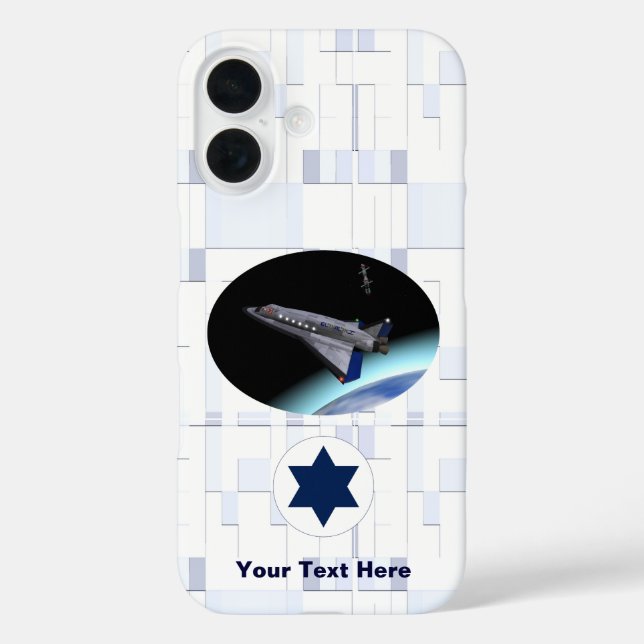Funda iPhone 16 Transbordador espacial El Al Maslool (Reverso )
