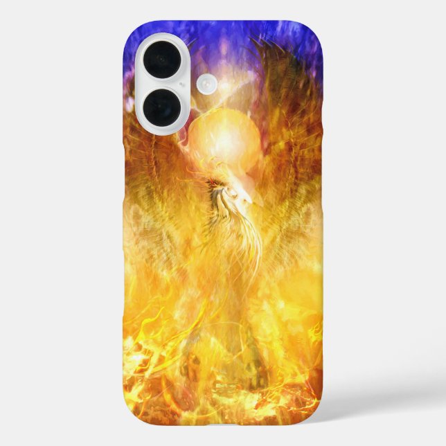 Funda iPhone 16 TRANSMUTACIÓN Fenix Fire Bird (Reverso )