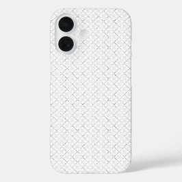 Funda iPhone 16 Transparent Grid PNG | Editable Texture Overlay