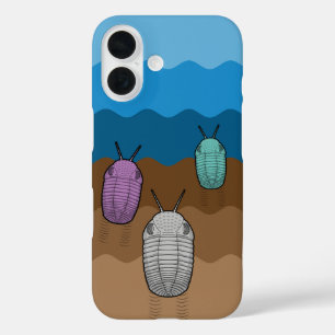 Funda iPhone 16 Tres viajes trilobitas - Paleontología