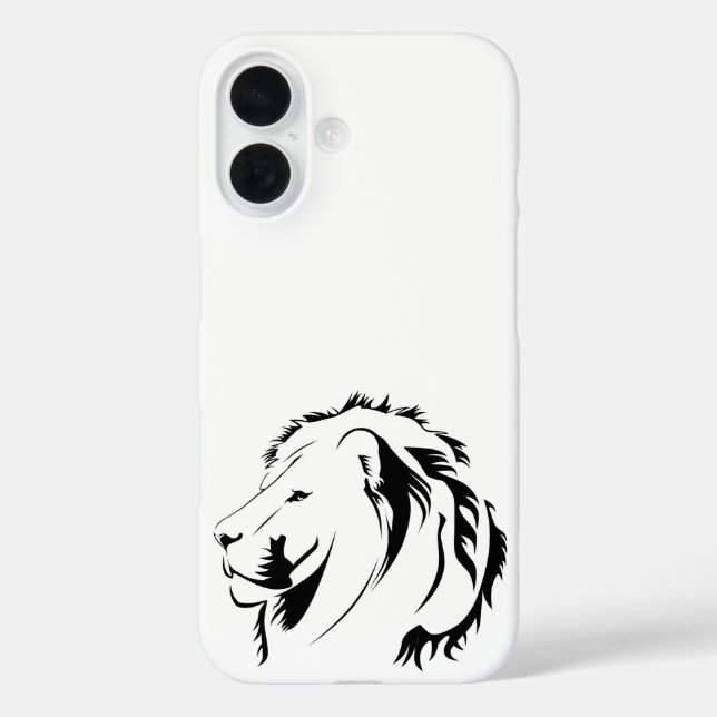 Funda iPhone 16 Tribu León 001 (Reverso )