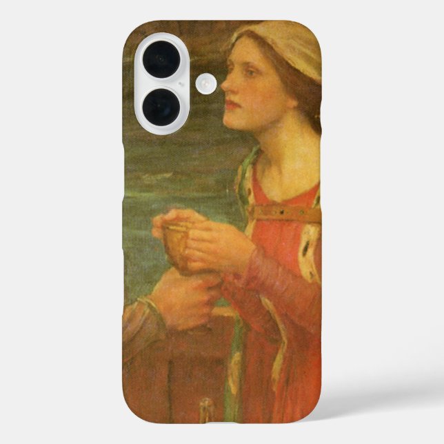 Funda iPhone 16 Tristán e Isolda de John William Waterhouse (Reverso )