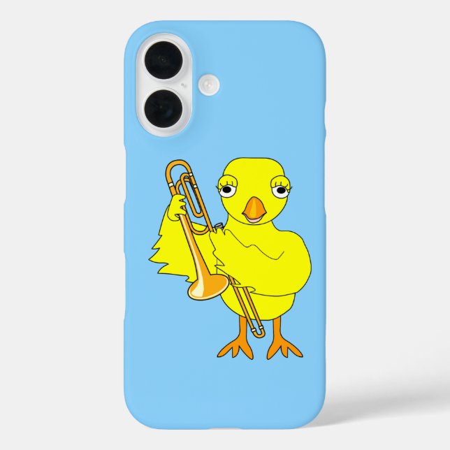 Funda iPhone 16 Trombone Chick (Reverso )